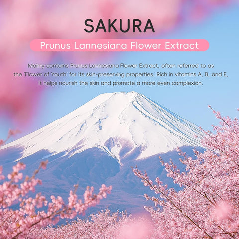 40PCS Pamper Gifts for Women - Girlsfriend Gifts - Skincare Set with Face Mask,Lip Mask,Eye Masks,Face Serum,Face Cream,Hand Cream,Exfoliating Scrub Hydrating & Nourishing Skin Care Gift Set (Sakura)