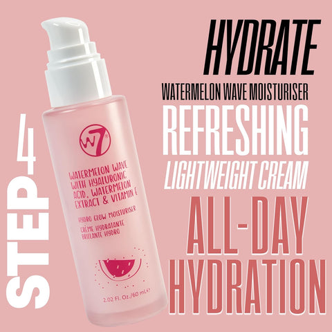 W7 Self Care Skincare Set | Face Cleanser, Toner, Serum, Moisturiser & Lip Mask | Complete Daily Face Routine | Full Size, Long Lasting Products to Use at Home