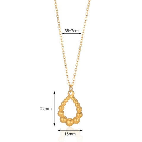 GATTVICT Stainless Steel Cross Pendant Necklace For Women Gold Color Round Heart Jewelry Fashion Cute Necklaces Anniversary Gift