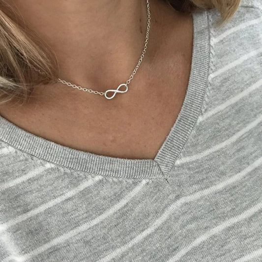 Bohemia Charm Infinity Pendants Choker Necklace Femme Stainless Steel Couple Wedding Jewelry Collares Mujer Best Friend Gift