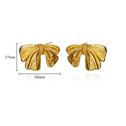 Gold Color Stainless Steel Small Hoop Earring For Women Aesthetic Heart Butterfly Sun Earrings Fashion Jewelry Party Gift aretes