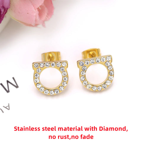 New Arrival Stainless Steel Stud Earrings for Women Waterproof Jewelry Birthday Gifts Wholesale