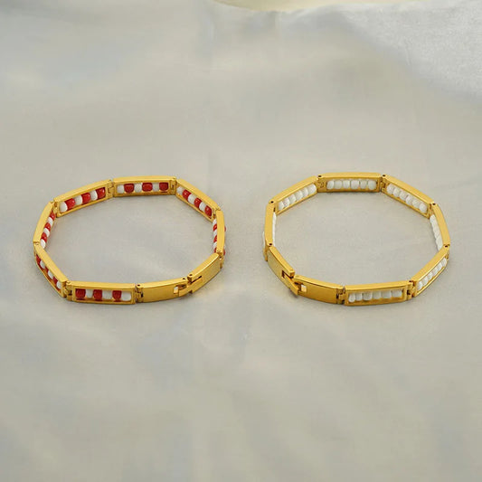 Stainless Steel New Beaded Bracelet Creative Waterproof and Allergic Resistant Simple Jewelry Accessories for Men And Women