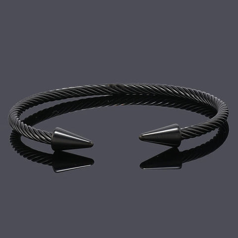 Luxury Arrow Stainless Steel Man Cuff Bracelet Women Jewellery Valentines Day Gift