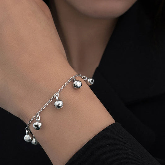 Stainless Steel Bracelets Bohemian Geometric Sphere Pendant Chain Trendy Fine Ornate Bracelet For Women Jewelry Party Gifts New