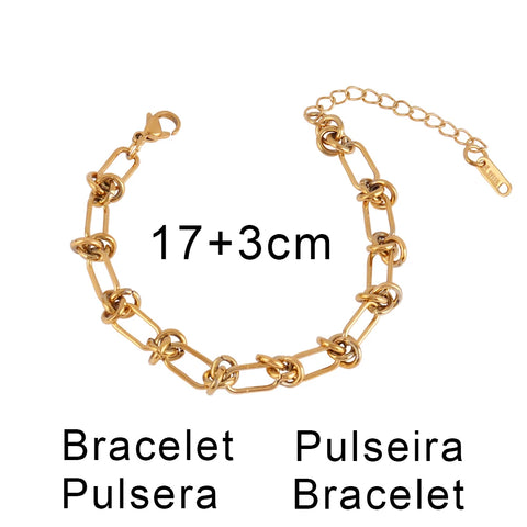 316L Stainless Steel Bracelets For Women Thick Chain Bracelet Fashion Jewelry Party Gift