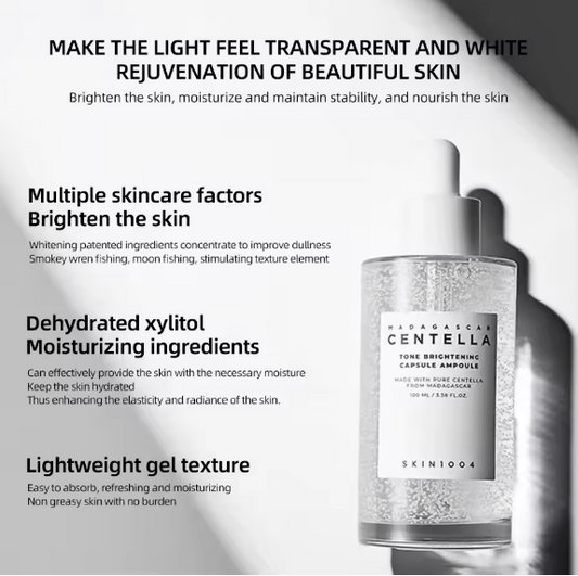 Madagascar Centella Asiatica Ampoule Essence Facial Moisturizing