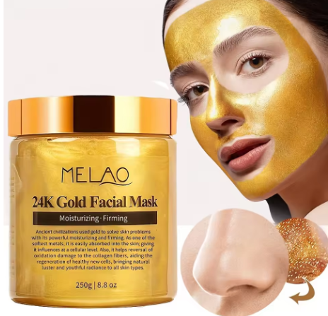 Gold Face Mask Beauty Facemask Skin Remove France Golden
