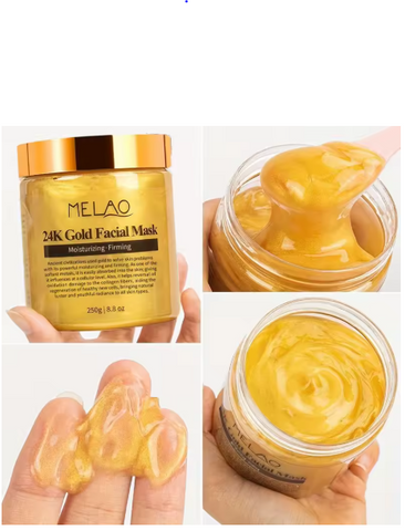 Gold Face Mask Beauty Facemask Skin Remove France Golden