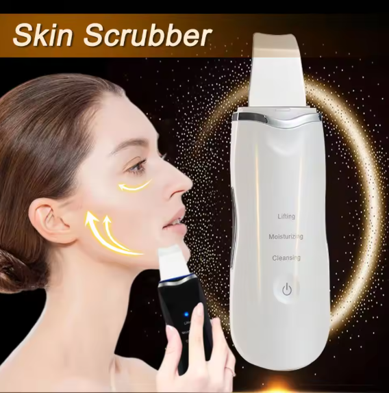 Ultrasonic Skin Scraper Peeling Blackhead Remover Deep Face Cleaning