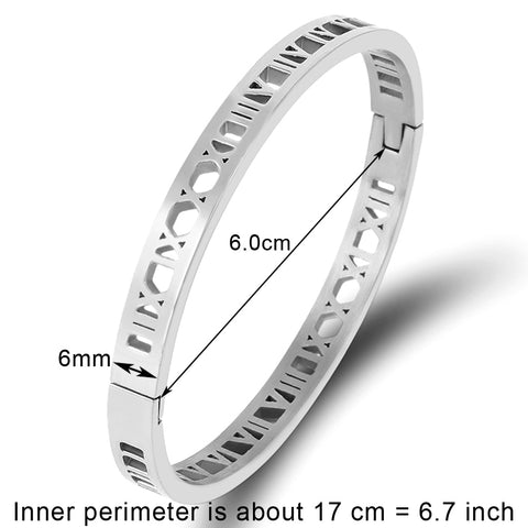 2020 Trendy Crystal Bracelets for Women Fashion Bangle Bracelet Titanium Love Pulseiras Stainless Steel Bangles Feminina Jewelry