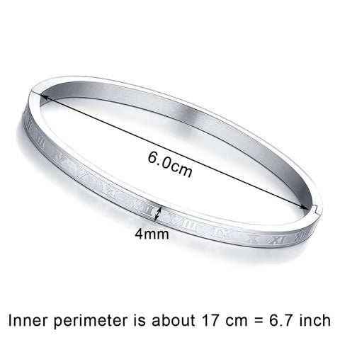 2020 Trendy Crystal Bracelets for Women Fashion Bangle Bracelet Titanium Love Pulseiras Stainless Steel Bangles Feminina Jewelry