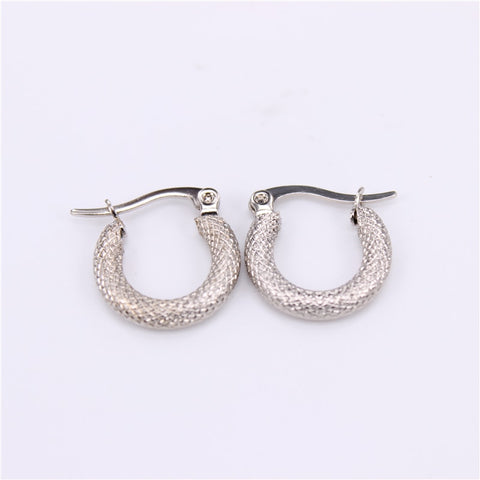 Stainless steel Hoop earrings 3mm Comfortable wear 15mm 24mm 35mm size Exquisite and cute Free shipping LH893