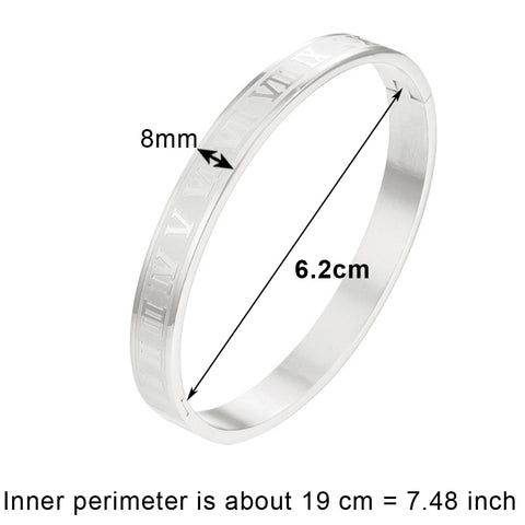 2020 Trendy Crystal Bracelets for Women Fashion Bangle Bracelet Titanium Love Pulseiras Stainless Steel Bangles Feminina Jewelry