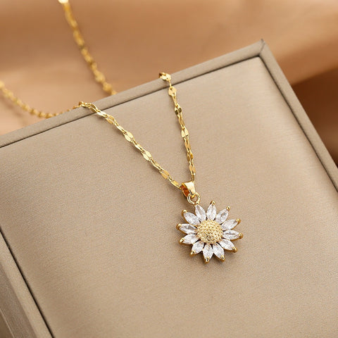 Women Zircon Jewelry Pendant Necklace