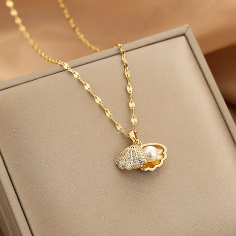 Women Zircon Jewelry Pendant Necklace