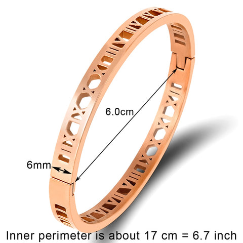 2020 Trendy Crystal Bracelets for Women Fashion Bangle Bracelet Titanium Love Pulseiras Stainless Steel Bangles Feminina Jewelry