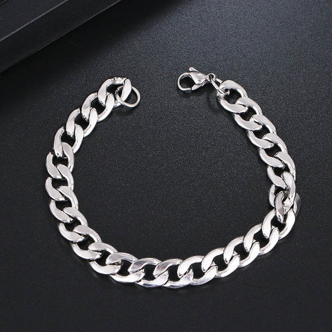 CACANA Stainless Steel Chain Bracelets For Man Women Gold Silver Color For Pendant 2.3NK Donot Fade Jewelry N1764