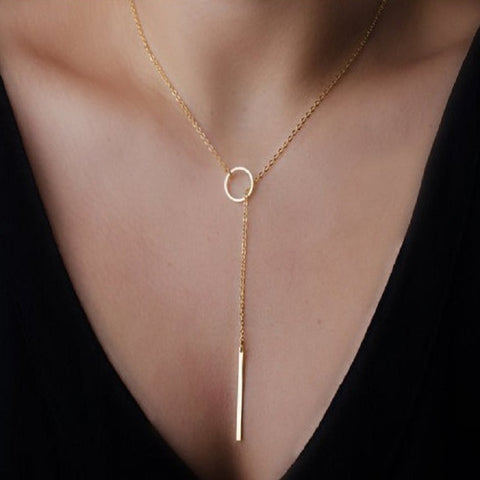 Infinity Cross Pendant Gold Color Choker Necklaces