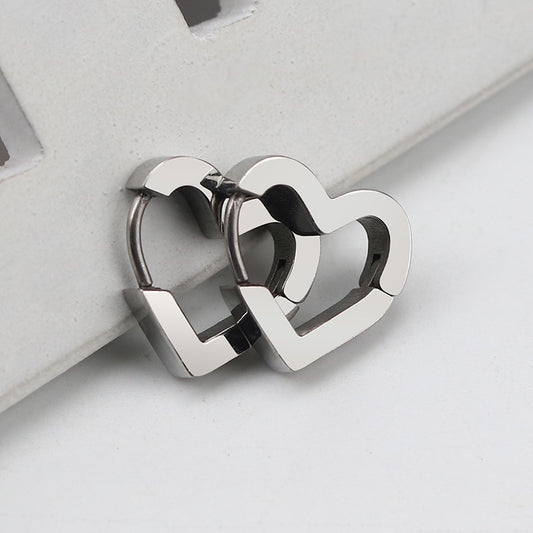 Stainless Steel 3 Color Mini Geometric Earrings