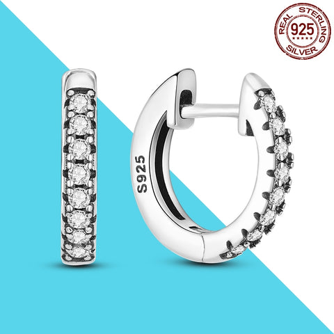 Women Charm Double Hoop Earrings