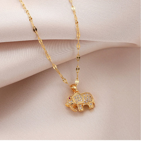 Women Zircon Jewelry Pendant Necklace