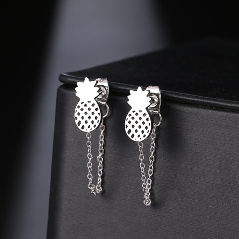 Stainless Steel Earrings 2022 Trend Cross Geometric Element Stars Heart Fashion Tassel Chain Earrings For Women Jewelry Friends