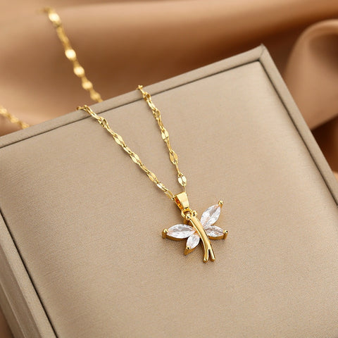 Women Zircon Jewelry Pendant Necklace