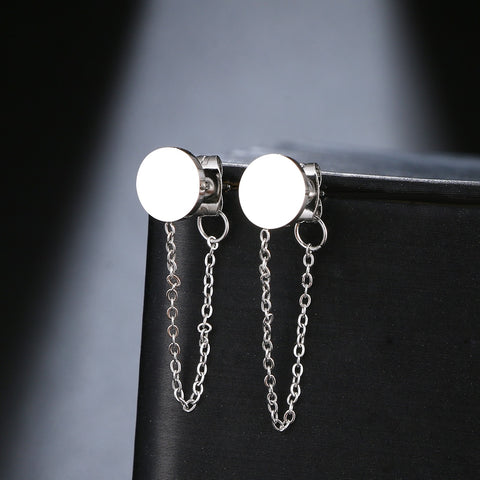 Stainless Steel Earrings 2022 Trend Cross Geometric Element Stars Heart Fashion Tassel Chain Earrings For Women Jewelry Friends