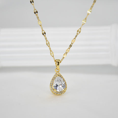 Women Zircon Jewelry Pendant Necklace