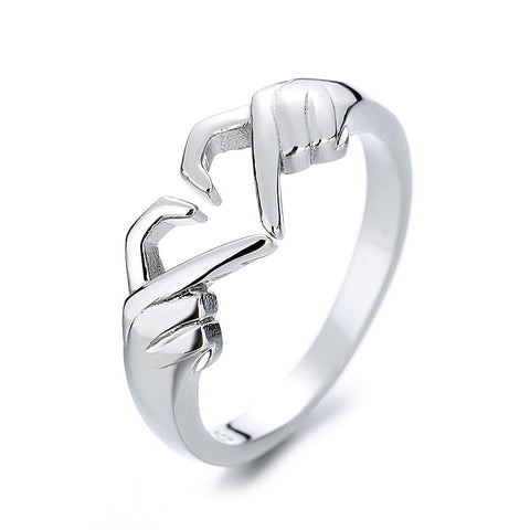 Love Gesture Couple Fashion Rings