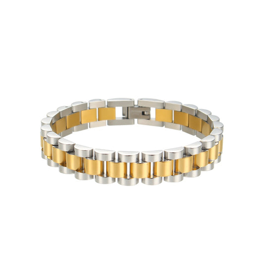 Tarnish Free 2022 New Stainless Steel Gold Plated Detachable Wristbands Bracelets Bangles For Women Hiphop Gold Wrap Bracelets