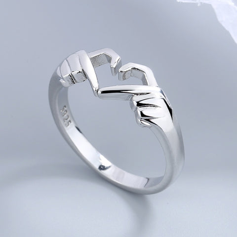 Love Gesture Couple Fashion Rings