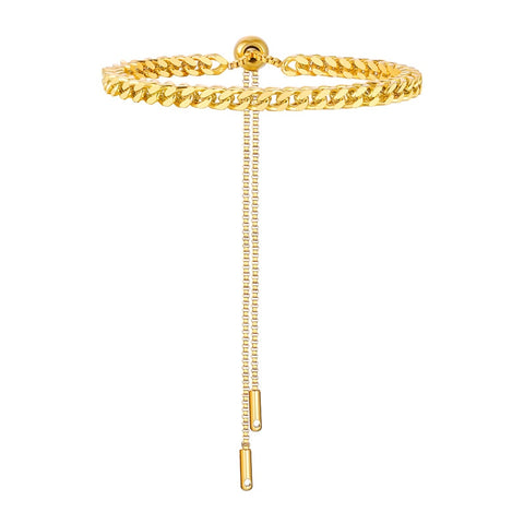 Women Ultra Thin Chain Link Cross Bracelet