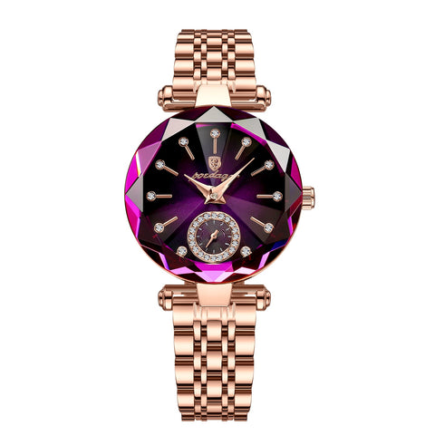 Watch for Women Luxury Jewelry Design Rose Gold Steel Quartz Wristwatches Waterproof Fashion Ladies Watches