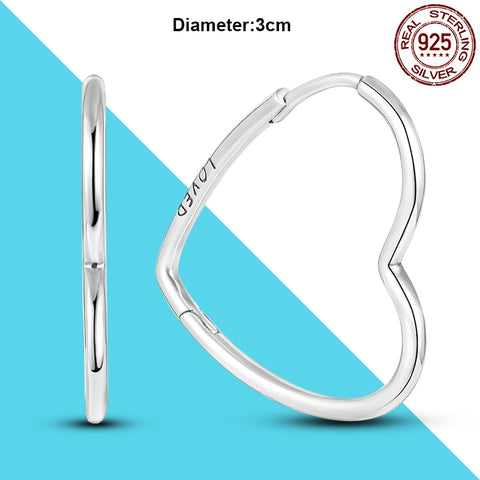 Women Charm Double Hoop Earrings