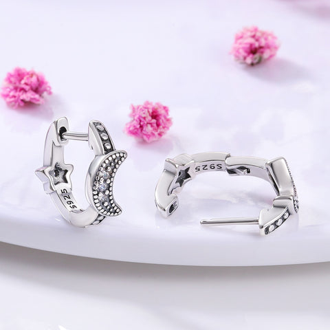 Women Charm Double Hoop Earrings