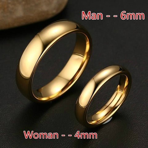 Fashion Style Smooth Stainless Steel Rings