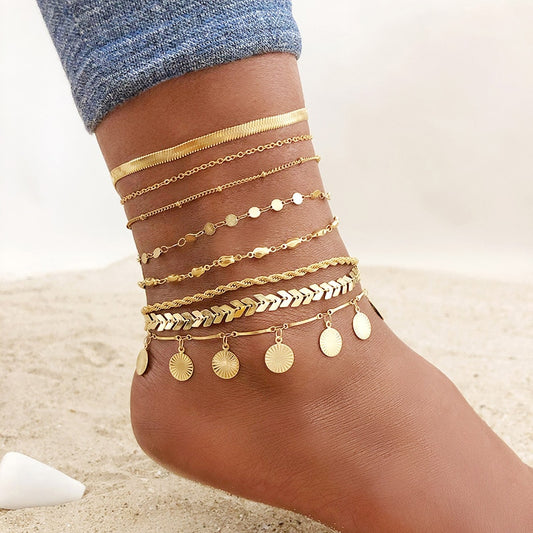 Summer Beach Chain Anklet Bracelet