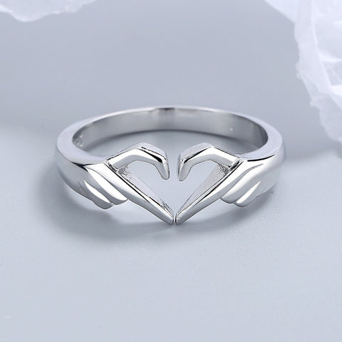 Love Gesture Couple Fashion Rings