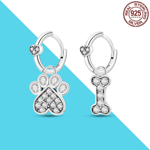 Women Charm Double Hoop Earrings