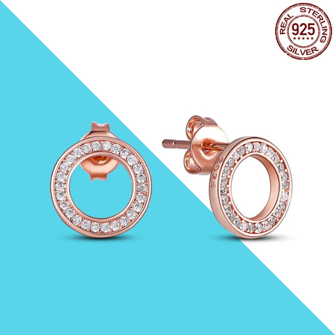 Women Charm Double Hoop Earrings