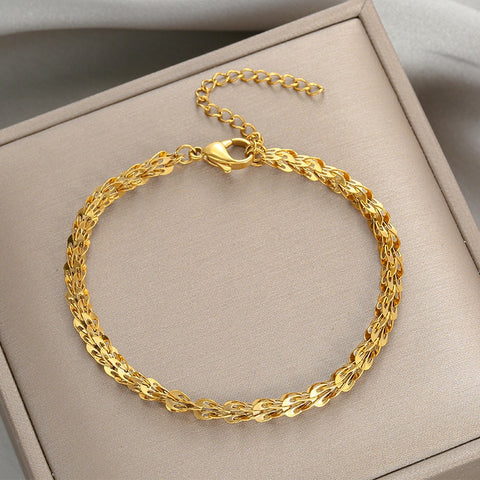 Women Exquisite Gold Color Bracelet