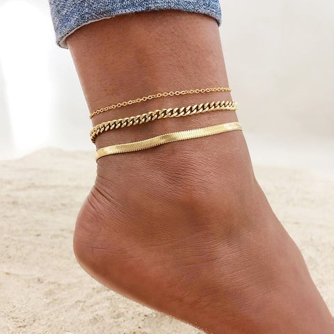 Summer Beach Chain Anklet Bracelet