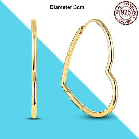 Women Charm Double Hoop Earrings